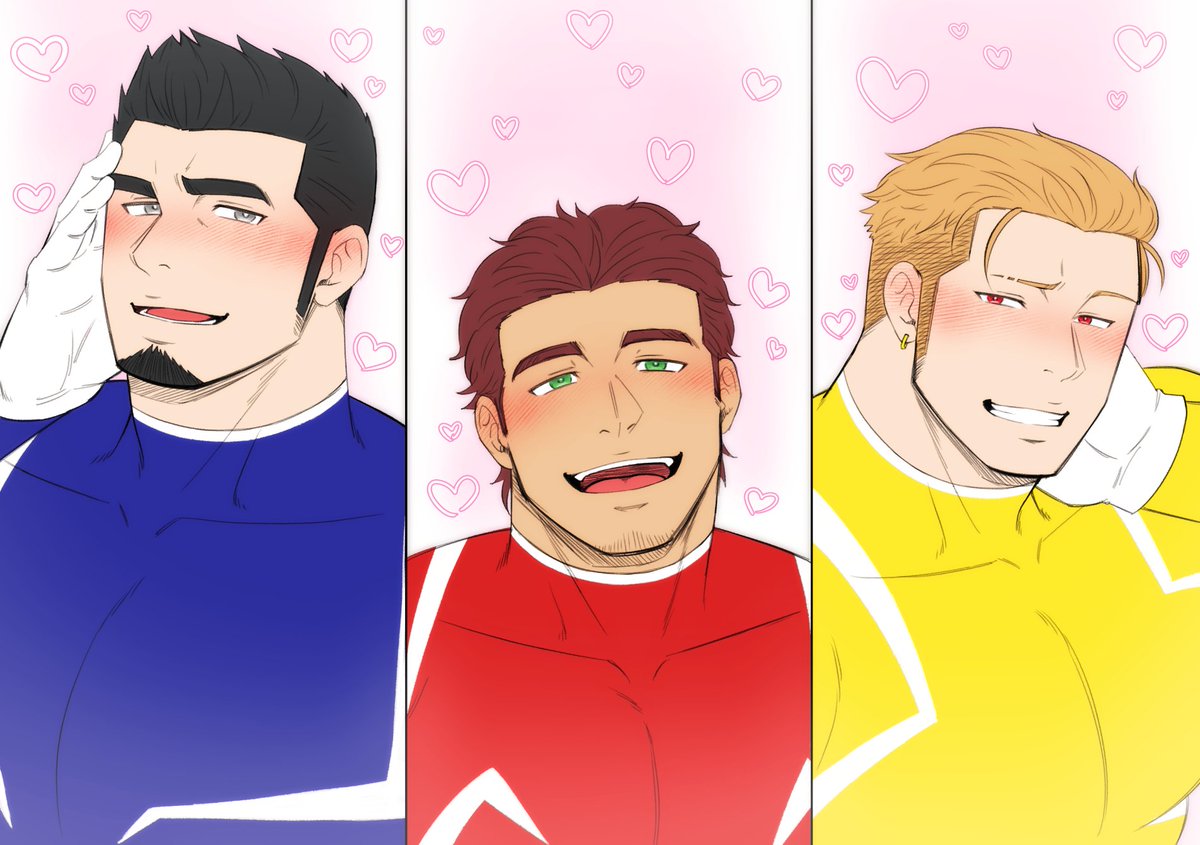 ヒーローたちは　みりょう　されてしまった！
文章の記事まとめ
レッド編：porkjinta.fanbox.cc/posts/10342439
ブルー編：porkjinta.fanbox.cc/posts/10537828
イエロー編：porkjinta.fanbox.cc/posts/10929067