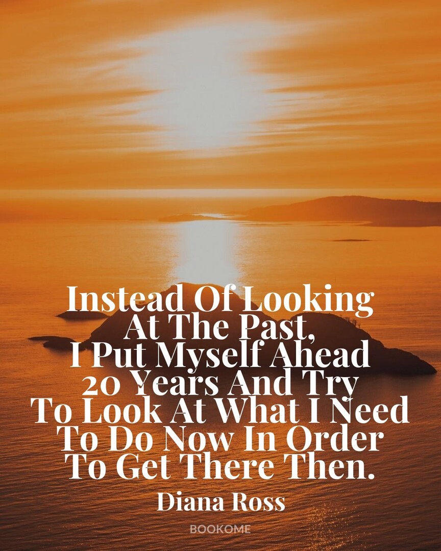 Commodoo_com's tweet image. #PositiveQuote #DailyInspiration #DianaRoss : Instead Of Looking At The Past, I Put Myself Ahead 20 Years And Try To Look At What I Need To Do Now In Order To Get There Then.