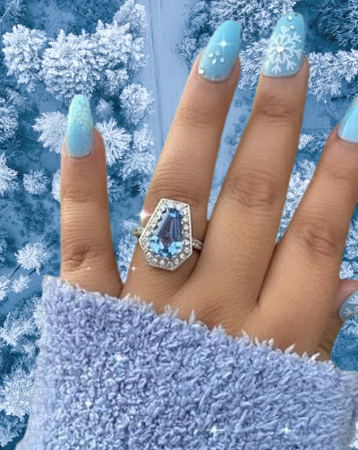CoffinGems's tweet photo. Baby it's COLD outside! A 5ct Eternity Halo
in Ice Blue (Phantom) would be perfect! 💎 #haloring
#IceBlue #ıceblue #halo #gothromance #gothic
#gothicgirl #gothicstyle #gothaesthetic #gothicfashion
#frozen https://t.co/CwNyr9WNul