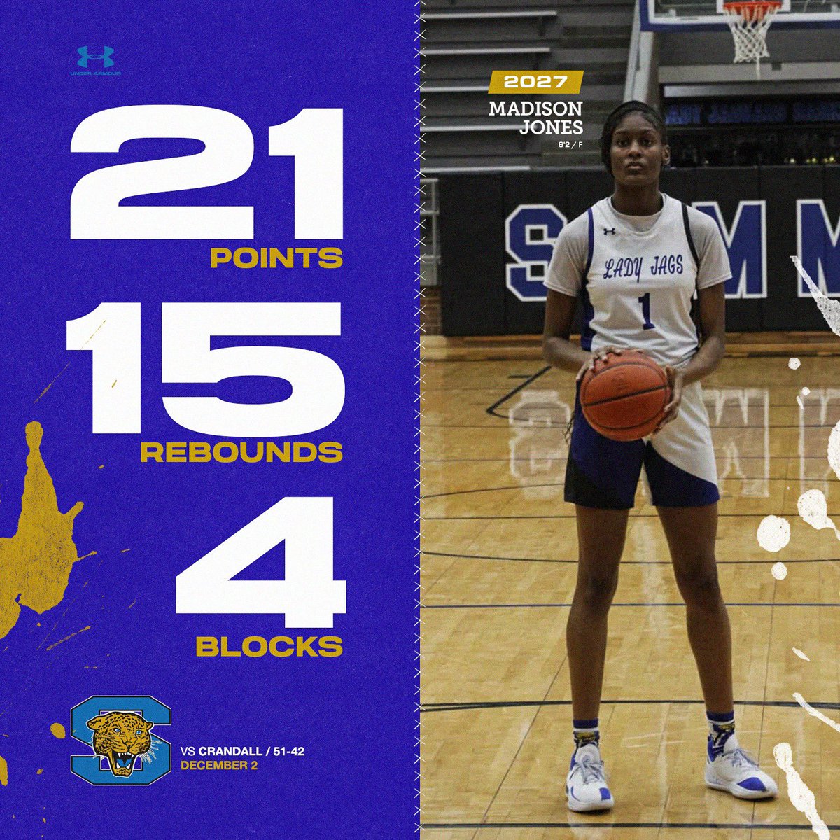 DOUBLE-DOUBLE vs Crandall. #KidfromtheSIPP