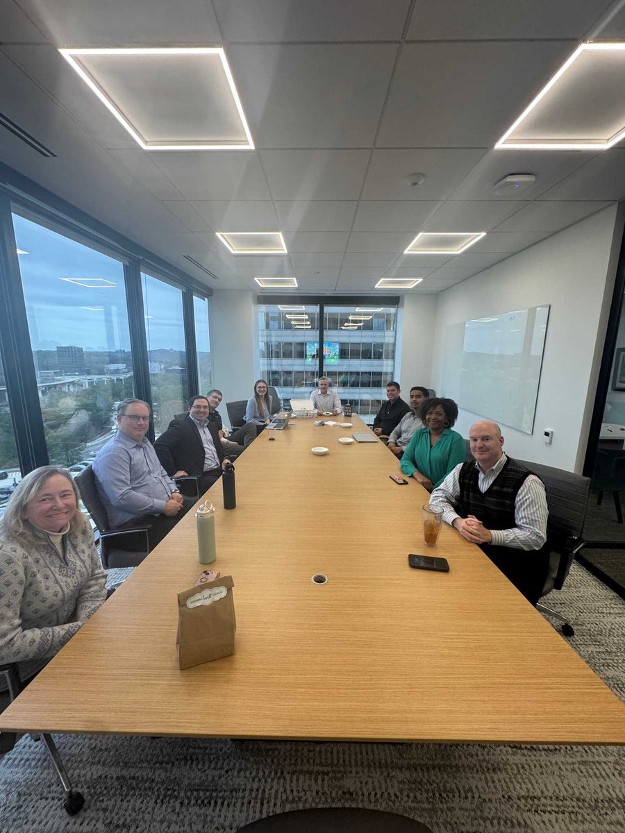 ScottRiBishop's tweet image. We paused the busy week to celebrate Brian Walker’s birthday with the SWMG team.