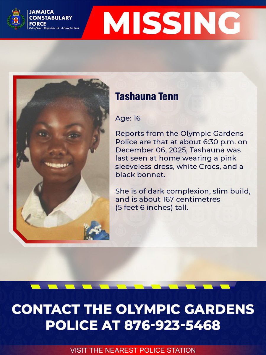 Help us locate missing Tashauna Tenn. If you know her whereabouts, please call the Olympic Gardens Police or the nearest police station. 

#AnandaAlert #Missing