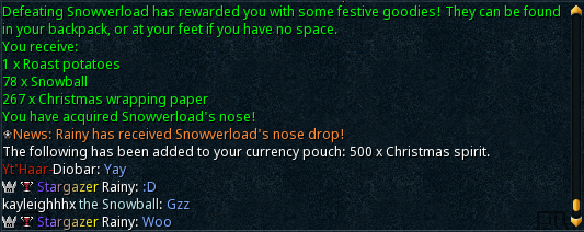 Snowman boss pet!
#runescape