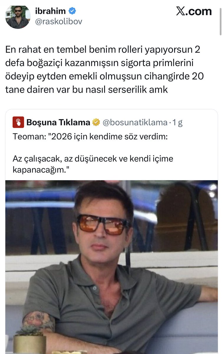 Arttırıyorum yaşlılığında baksın diye gecelerin veliahtının çocuğu bile var… öyle bir garanticilik