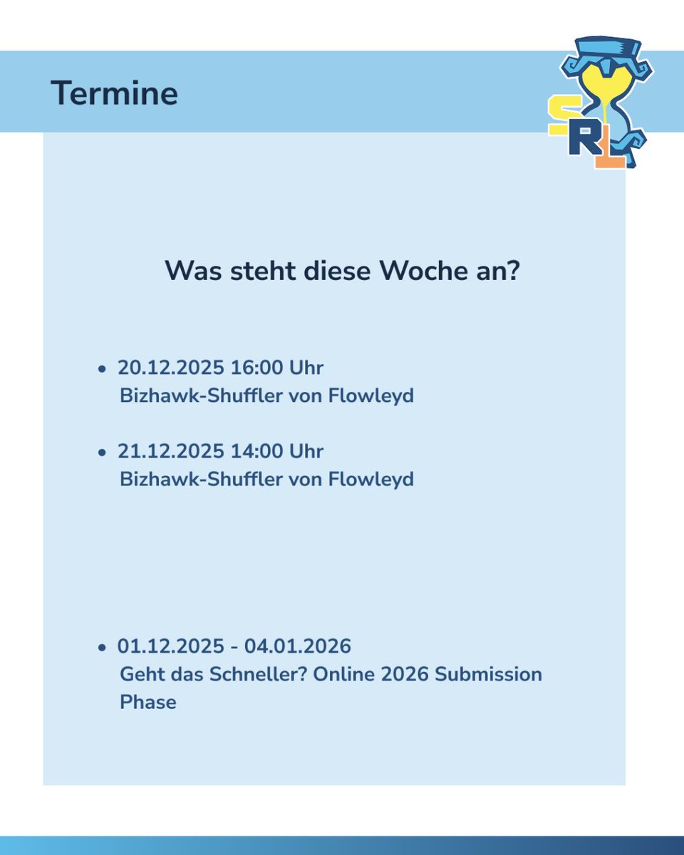 SlowRunsLive's tweet image. Das Wochenende wird chaotisch! @Flowleyd wirft sich in den Bizhawk Shuffler und versucht über zwei Tage, seine Ziele in verschiedenen Spielen zu erreichen - während das Game automatisch alle paar Minuten wechselt! Wie üblich wird es also bei uns nicht langweilig! #twitch #stream
