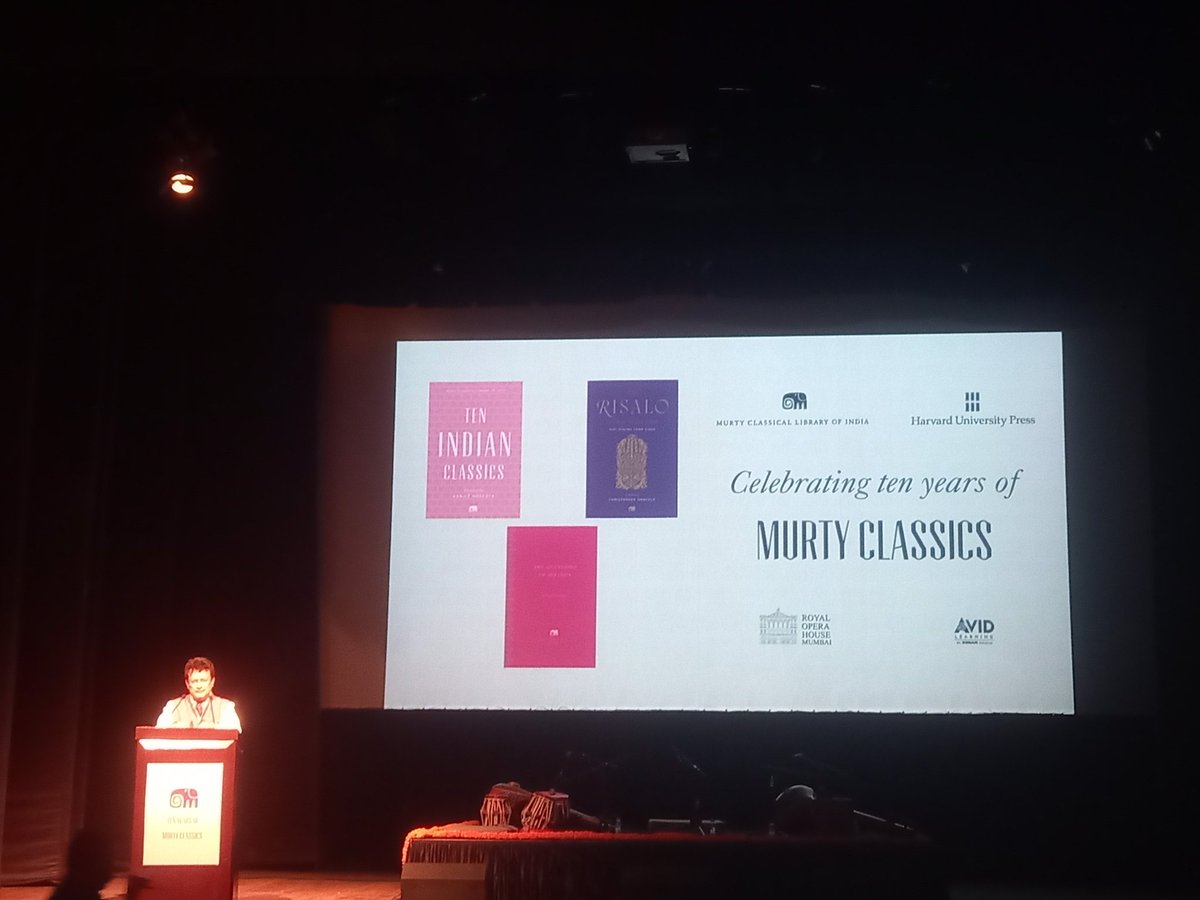 Tushar54133's tweet image. Attended the very beautiful programme at Royal opera house .celebrating 10 years of Murty classics on occasion of 10th Anniversary of Murty classical library of india.Literature is a living continuum .#ShubhaMudgal #Harvarduniversitypress #Avidlearning #Royaloperahouse