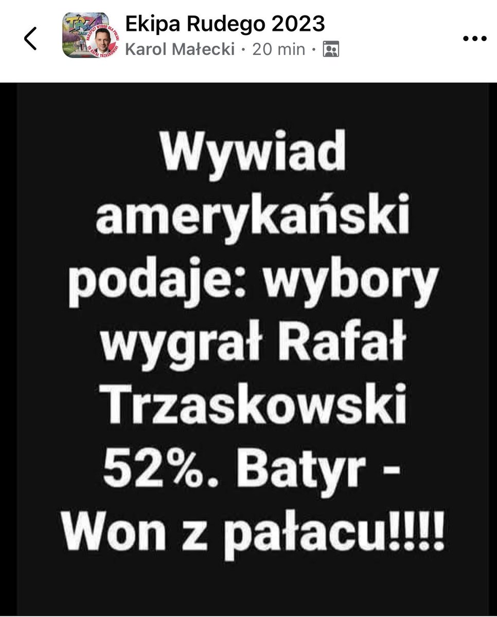 Kariwbel's tweet photo. Z fb. 
Prawda to? Bo jeśli prawda, no to… https://t.co/5zy8uMWbQX
