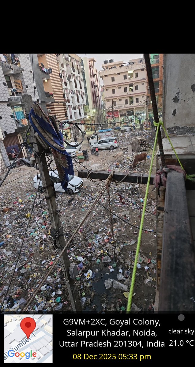 Shame on you <a href="/noida_authority/">NOIDA Authority</a> for lying.

Nothing has changed, the place looks exactly the same. These are the latest photos.

Where’s the cleaning you claimed to have done?