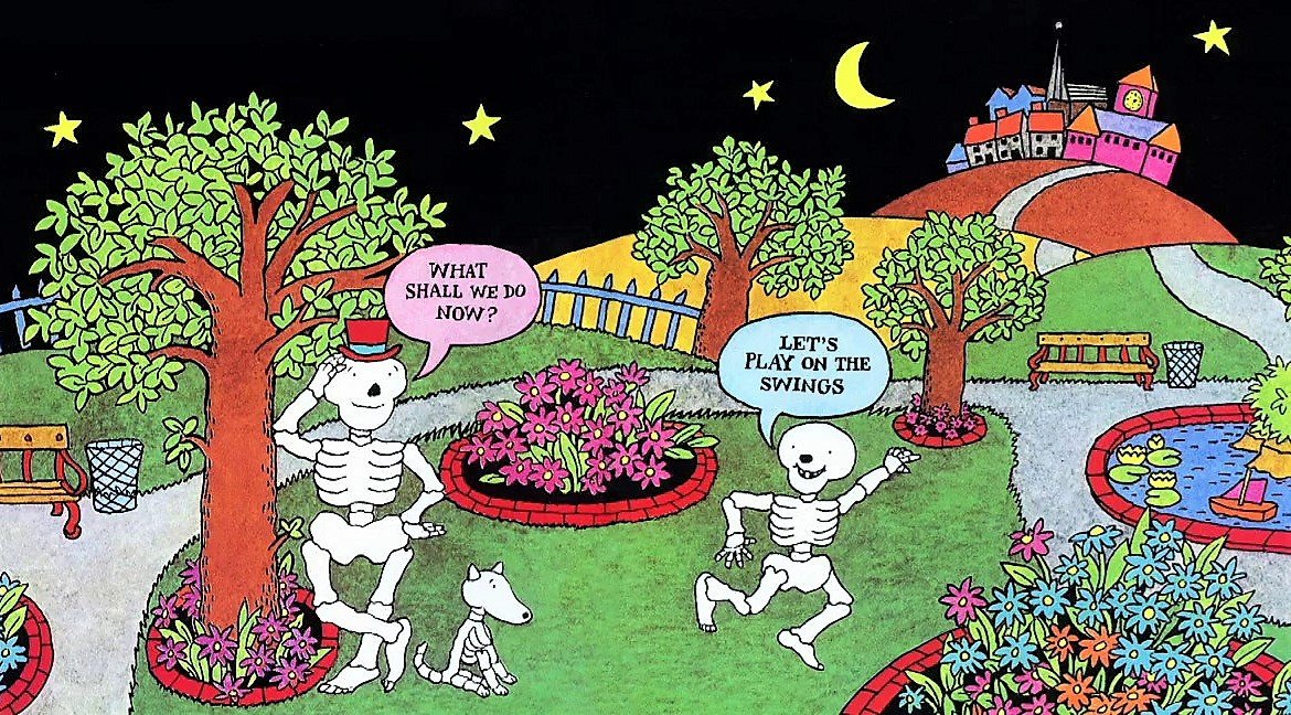 If you grew up in the UK in the 80s or 90s it might be impossible for you to walk past a playpark in the dark without thinking of Funnybones.