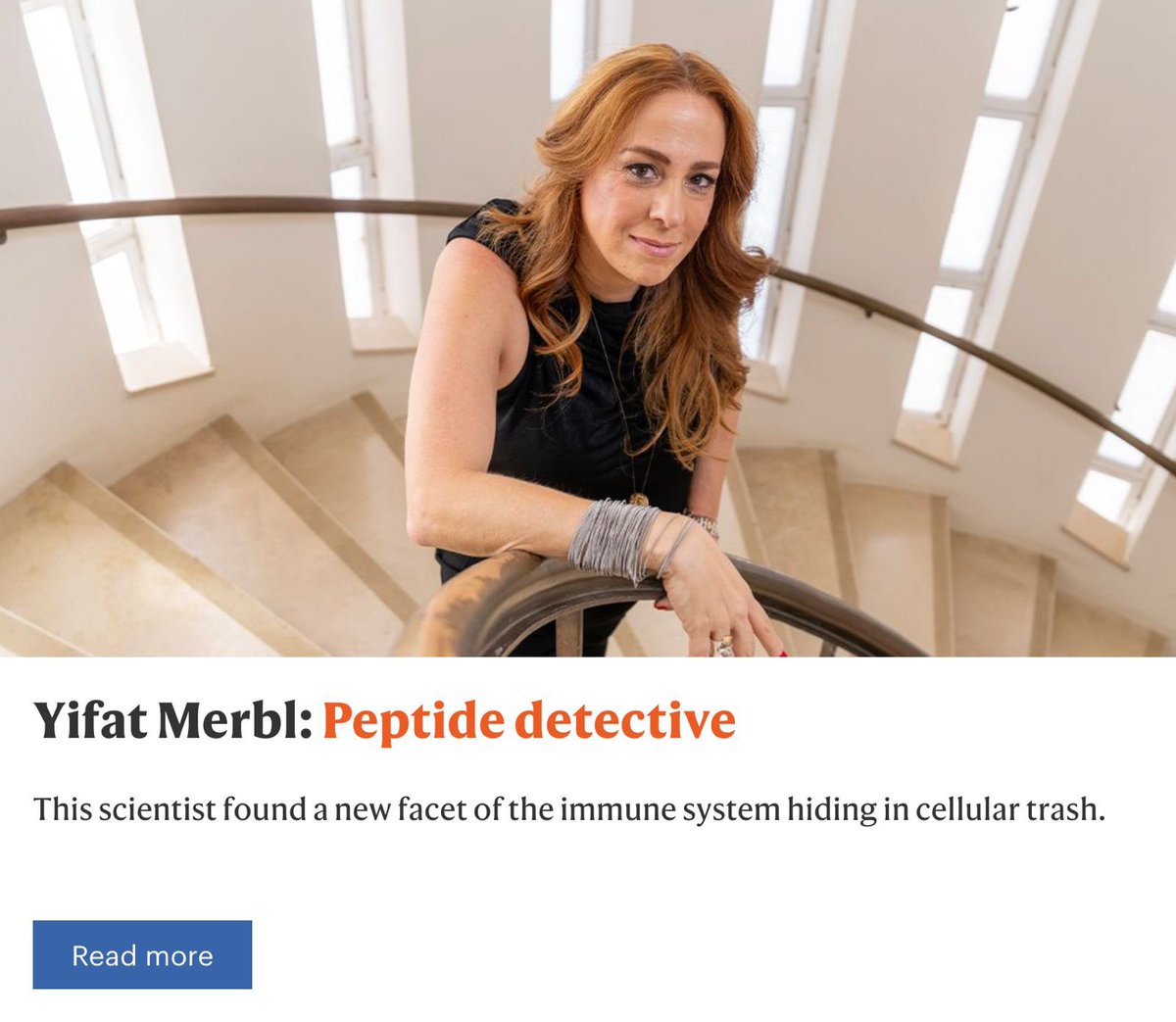 IsraelinUK's tweet image. Today, Israeli Scientist Yifat Merbl was included in @Nature’s Top 10, a list of people who shaped science in 2025 🔬🇮🇱

This is especially heartwarming given that her lab was destroyed by an Iranian attack.

👇
nature.com/articles/d4158…
