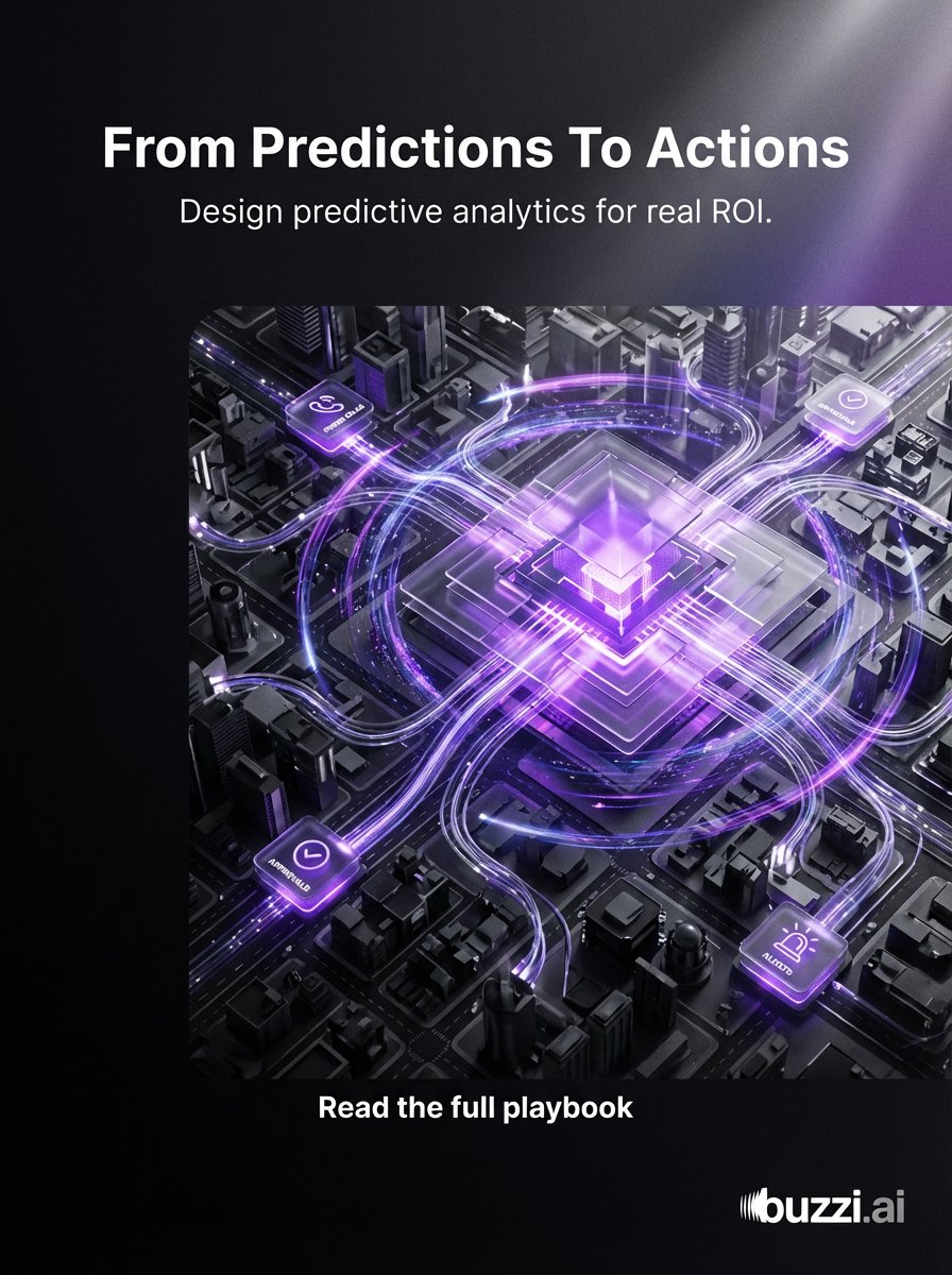 buzzi_ai's tweet image. Most teams don’t need more accurate models. They need models that trigger profitable actions. Discover an actionability-first approach to predictive analytics. #predictiveanalytics #AIstrategy 🔗 buzzi.ai/insights/actio…