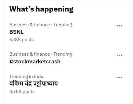Trending in Twitter💪💪💪
