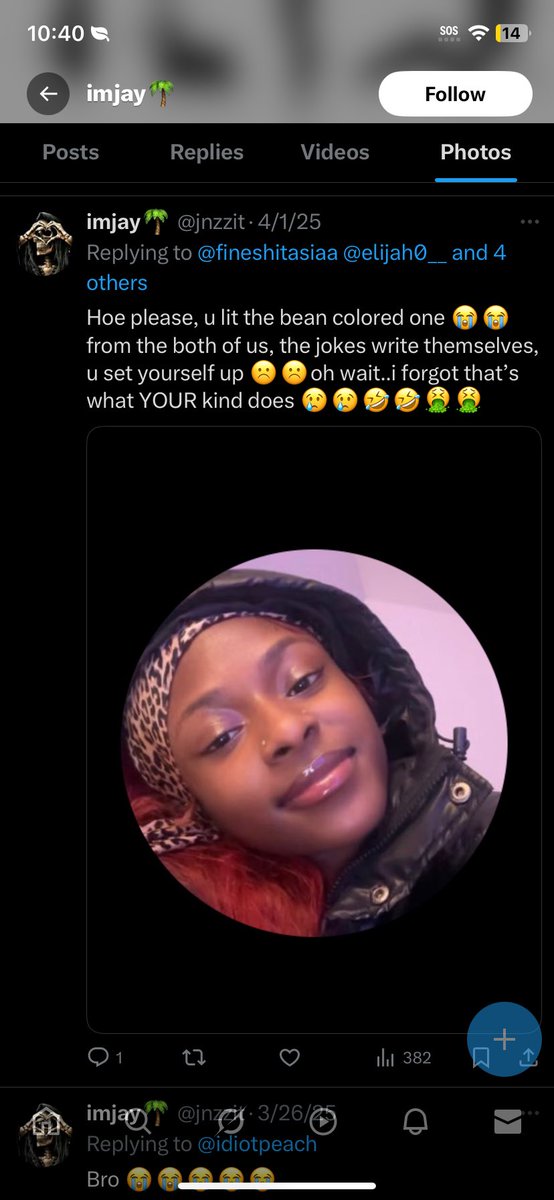 aavaa001's tweet photo. @jnzzit @heluvjohanna @ZayneClips Wait I’m not done, trans woman will always be beneath woman in your eyes, but you’re a grown ass, cis gendered man on the Internet, downing and degrading females https://t.co/TKHK3LIKGe