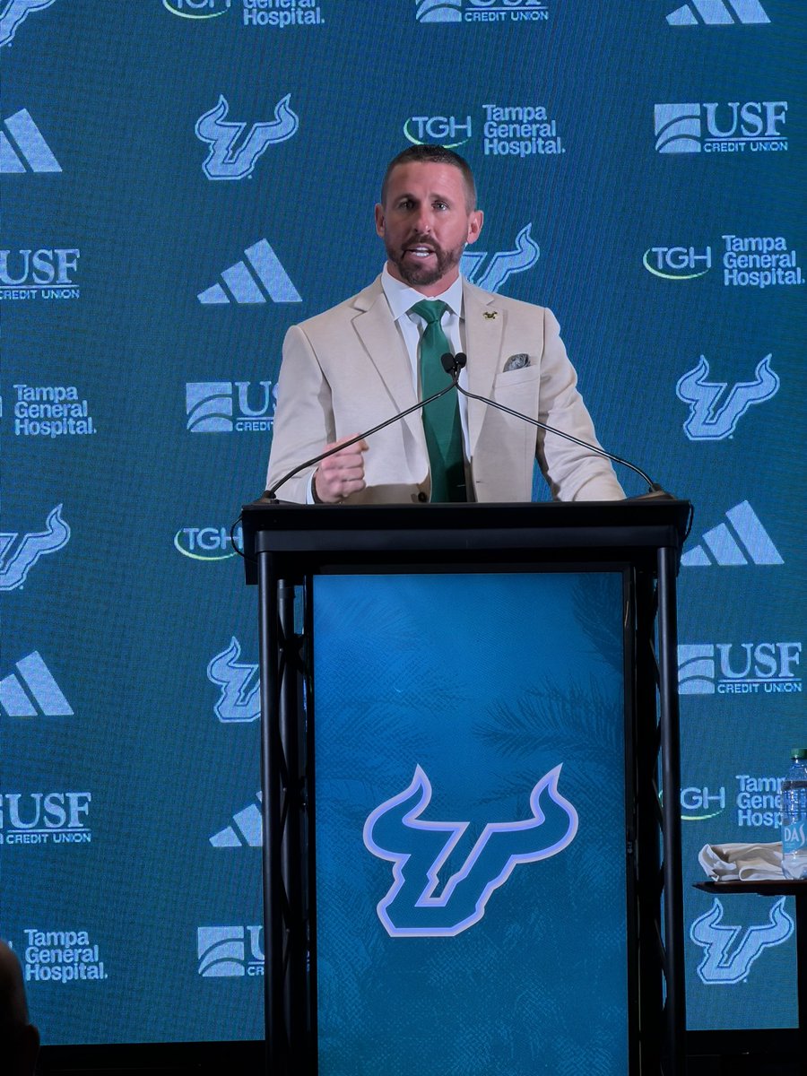 “The time is now, for <a href="/USFFootball/">USF Football</a>!”

Head football coach, Brian Hartline