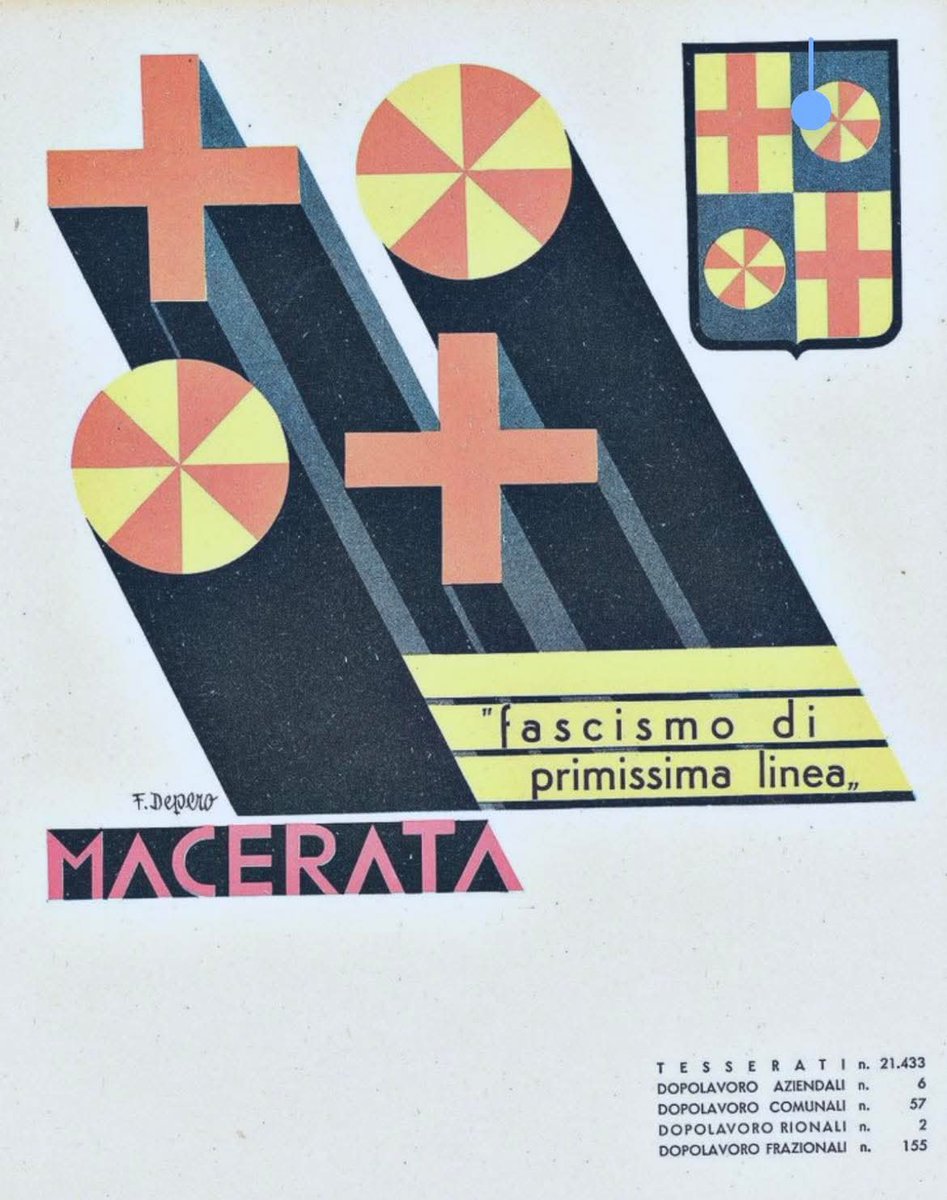 Il Comune di Macerata (guida Lega/Fdi) finanzia con 15000 euro un'associazione di Voghera (?), che invita relatori della galassia neofascista, da CasaPound a editori di estrema destra

Per togliere qualsiasi dubbio, il manifesto è identico alla tessera del dopolavoro fascista