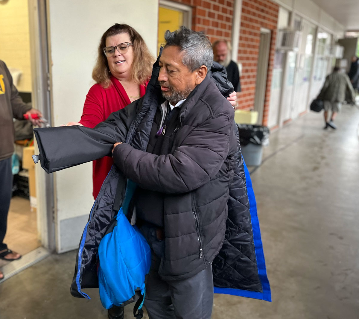 This season, you can help keep our neighbors warm. Across San Diego, thousands of people are living unsheltered — and winter nights are cold. The Lucky Duck Foundation is distributing sleeping bag coats that provide warmth, protection, and dignity to those who need it most. Each