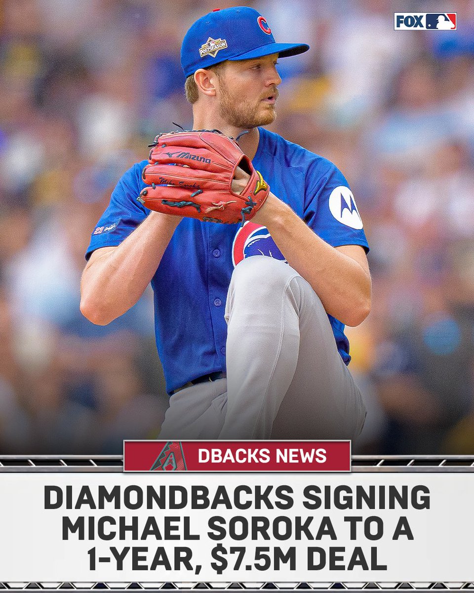 The Diamondbacks are signing Michael Soroka to a one-year deal, per multiple reports