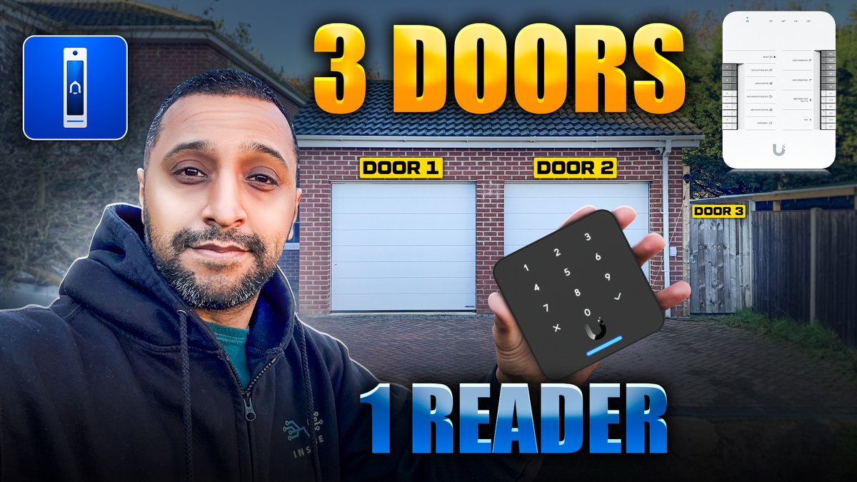 ItsInsideWire's tweet photo. Looking to setup UniFi Access for your garage door and gate, I show you how to do it in this video.  BONUS extra you can even unlock it using your license plate! 

https://t.co/vmHrnKqtW8 https://t.co/RfL22VBGH3