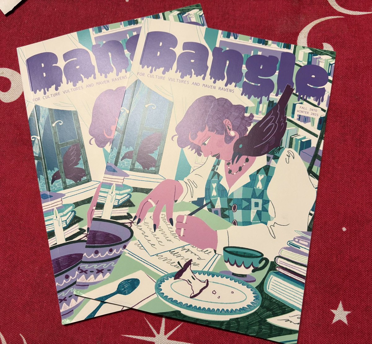 KathyGoddard9's tweet image. Not one but a pair of @banglemag arrived in the post today. I love the front cover, and proud to see my name on the list of contributors for my story, ‘The Greek Slave’
@estella_rua 
#shortstories
#flipbook