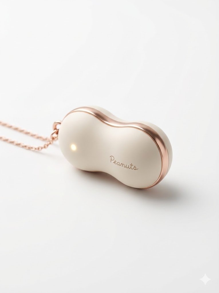 dejavucoder's tweet image. peanuts - a tiny AI powered wearable by anya forger