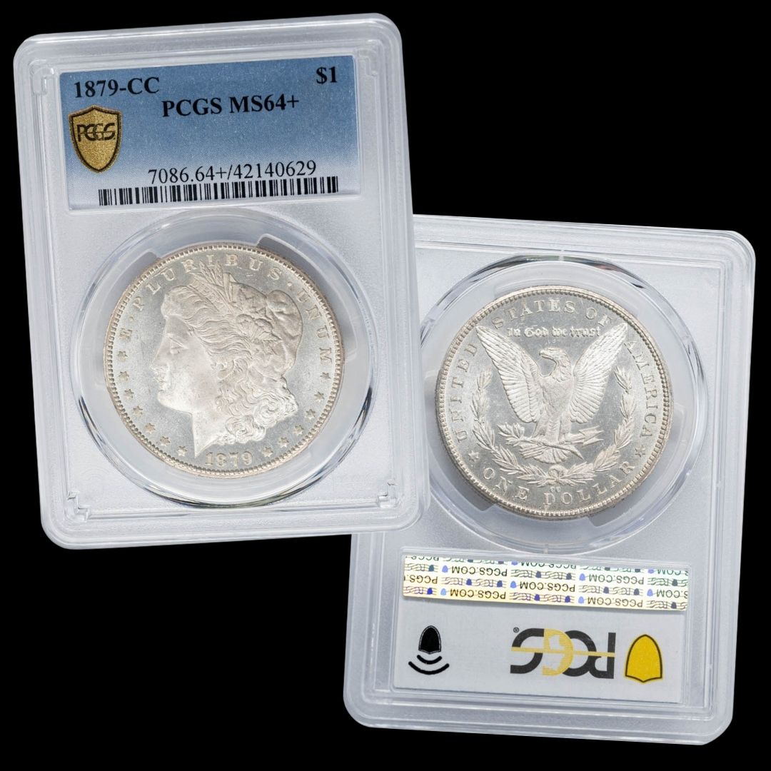 nfccoins's tweet photo. Starting the week with silver &amp; style, check out this 1879-CC Morgan $ MS64+ PCGS Secure!

Website: https://t.co/f2CNGqm8xi

eBay: https://t.co/rgWSpapD3y

#TNFC #MorganMonday #morgansilverdollar #silverdollars #MorganDollar #silverdollar #pcgscoins #silvercoins https://t.co/WMALsqSVrh