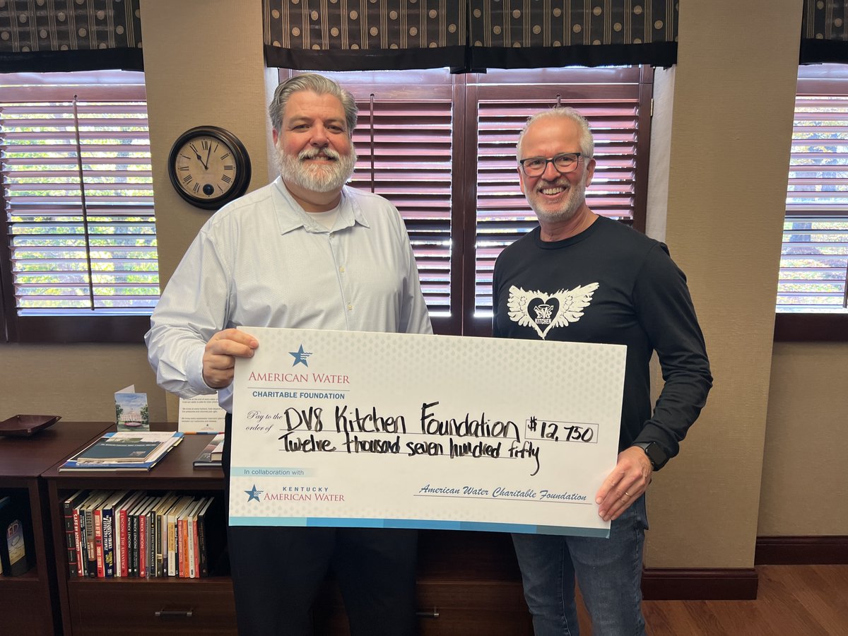 kyamwater's tweet image. Exciting news! We’ve announced the 2025 American Water Charitable Foundation Workforce Readiness grantees. Congrats to @DV8Kitchen and @KyChamberFdn. Read more here: ow.ly/Yw4B50XFO09

#AWCF #KeepCommunitiesFlowing
