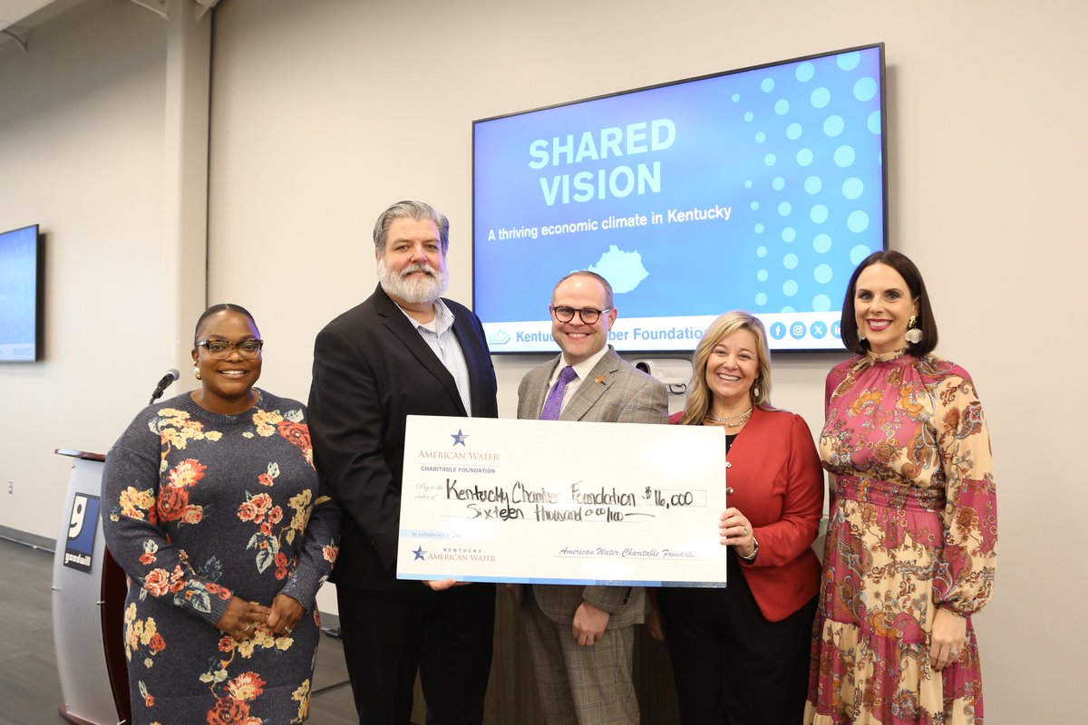 kyamwater's tweet image. Exciting news! We’ve announced the 2025 American Water Charitable Foundation Workforce Readiness grantees. Congrats to @DV8Kitchen and @KyChamberFdn. Read more here: ow.ly/Yw4B50XFO09

#AWCF #KeepCommunitiesFlowing