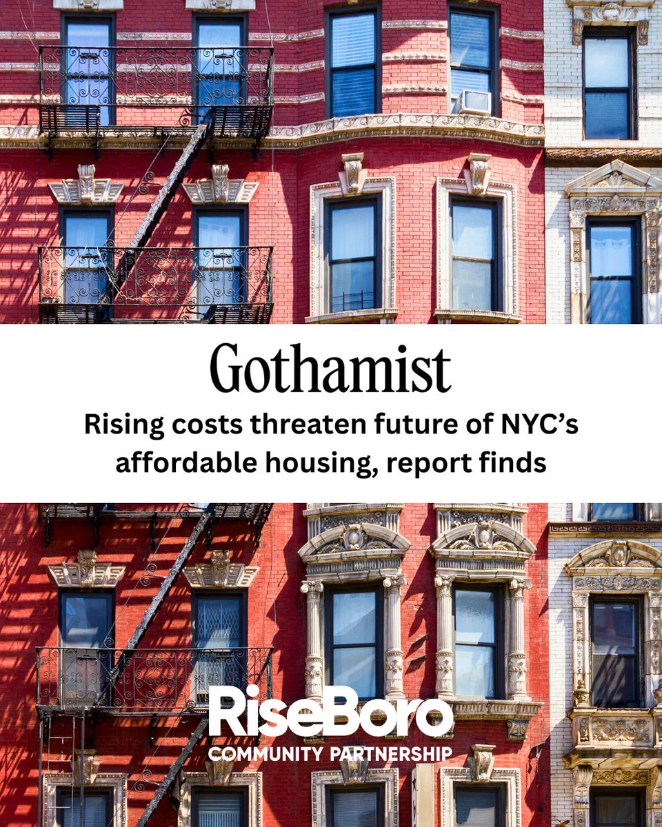 Rising insurance premiums are raising prices for both landlords and tenants – and affecting affordable housing.

Kieran Harrington, CEO of our client <a href="/RiseboroNYC/">RiseboroNYC</a>, addresses the threat in this article by @gothamist. 

Read more: bit.ly/4njPJfQ