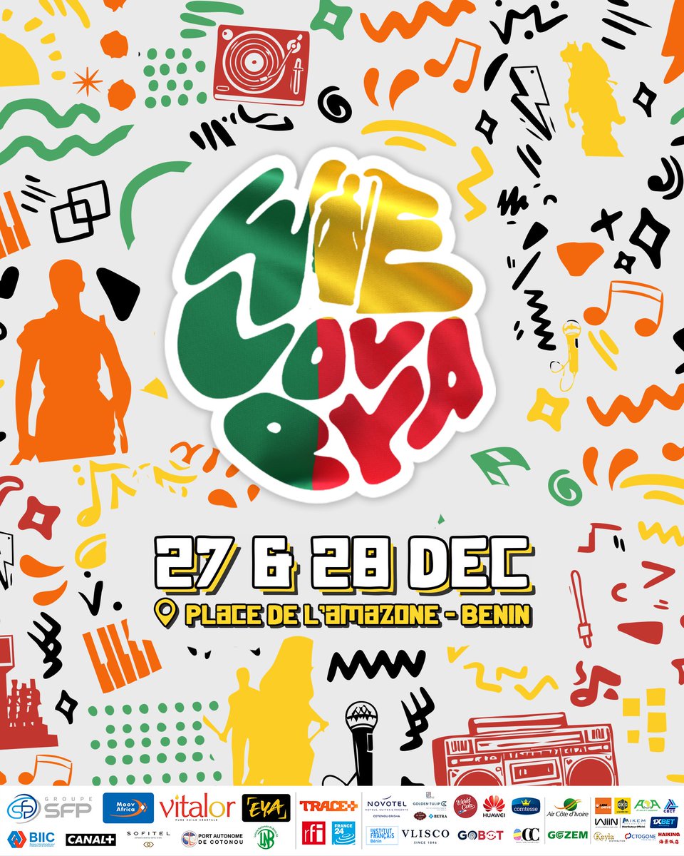 Le Bénin vous ouvre ses bras.
Terre de culture, de lumière, de rencontres et de paix, notre pays est prêt à accueillir le monde entier pour célébrer ce qui nous unit : la musique, la solidarité et le plaisir d’être ensemble. ✨🇧🇯

Rendez- vous les 27 &amp; 28 décembre,  pour le