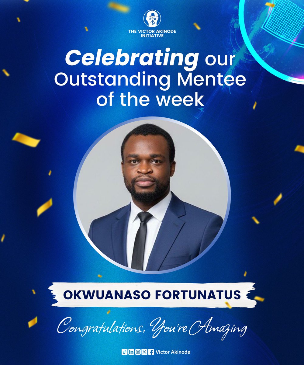 VAInitiatives's tweet photo. MENTEES OF THE WEEK

Dear Wonderful Mentees,

Over the past week, you have consistently demonstrated remarkable dedication from your active visibility and punctual attendance to the enthusiasm you bring to your learning journey. https://t.co/jwNkuprl4U