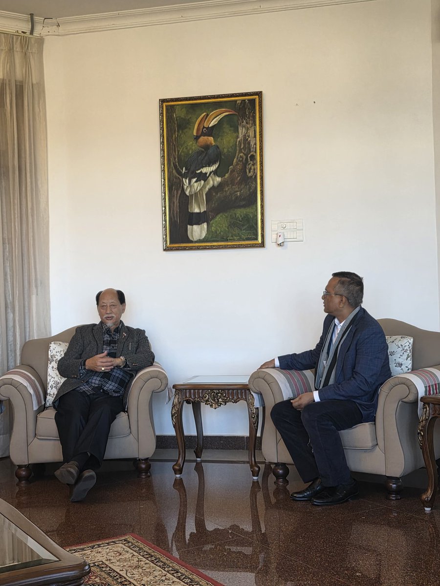 Our CGM (LPG) Indian Oil AOD State Office called on the Hon’ble CM of Nagaland to strengthen support for PMUY 3.0 implementation and ensure LPG reaches every household, including remote and border villages.<a href="/IndianOilcl/">Indian Oil Corp Ltd</a> <a href="/IOCL_Assam/">IndianOil AOD</a> <a href="/DirMktg_iocl/">Director (Marketing), IndianOil</a>
