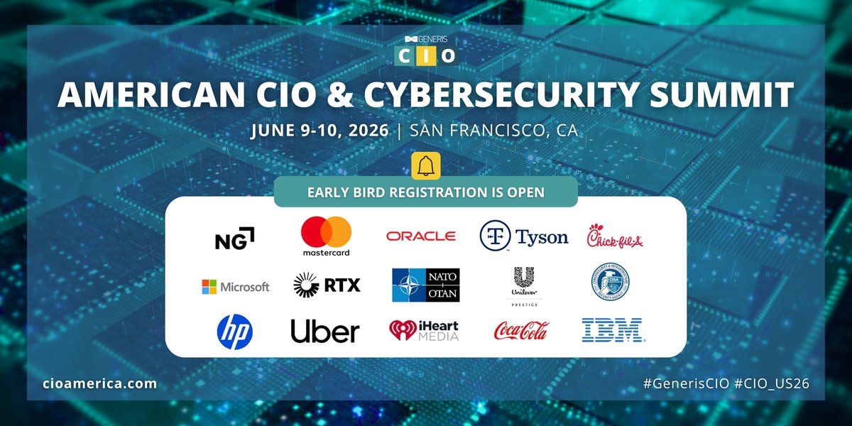 CIO & Cybersecurity America tweet media