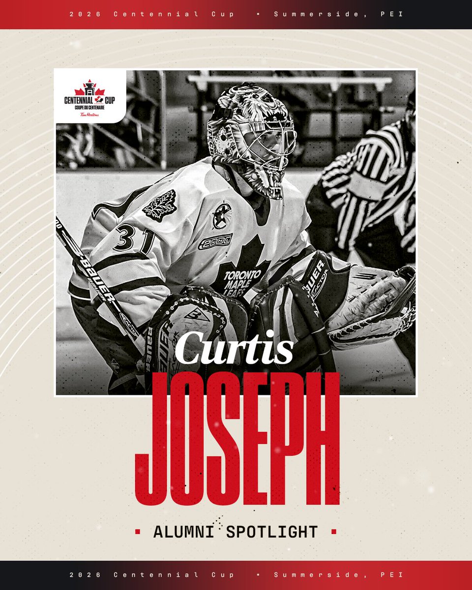 🏆Curtis Joseph won the 1988 Centennial Cup with Notre Dame before his NHL stardom.

🎆See future stars at the 2026 Centennial Cup in Summerside!

💵Save $50 before Dec 31: sside.ca/CentennialCup-…

#SETS | <a href="/SsideCapitals/">Summerside Capitals</a> | <a href="/summersidePEI/">City of Summerside</a> | <a href="/tourismpei/">TourismPEI</a> | <a href="/HockeyPEI/">Hockey PEI</a> | <a href="/HockeyCanada/">Hockey Canada</a>