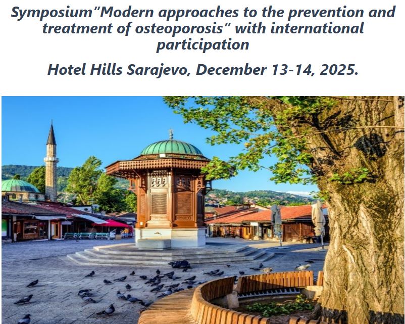 iofbonehealth's tweet image. 👏🏼 IOF has proudly endorsed the Osteoporosis Society of the Federation of Bosnia and Herzegovina's upcoming symposium in Sarajevo (Dec 13–14, 2025). This key event will advance knowledge on the latest strategies in early prevention, modern treatments, and multidisciplinary care.…