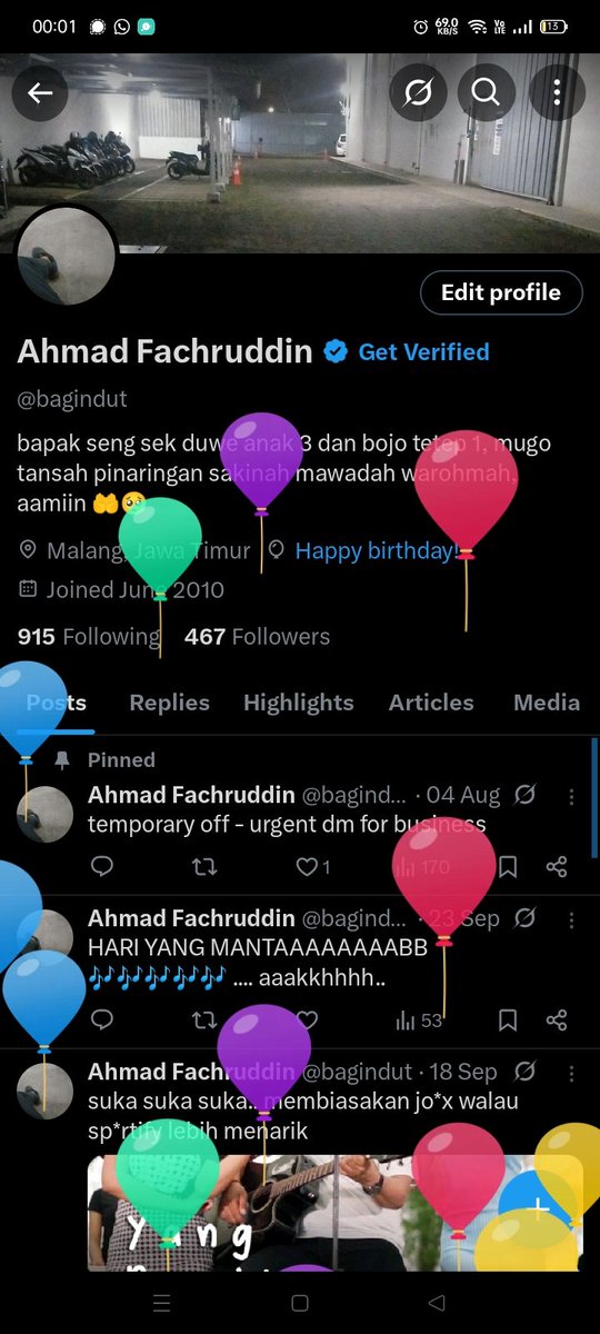 tetap jadi pribadi yg independen dan haus ilmu 😁 sehat sehat terus ya badan dan jiwa ku ini, aamiin..