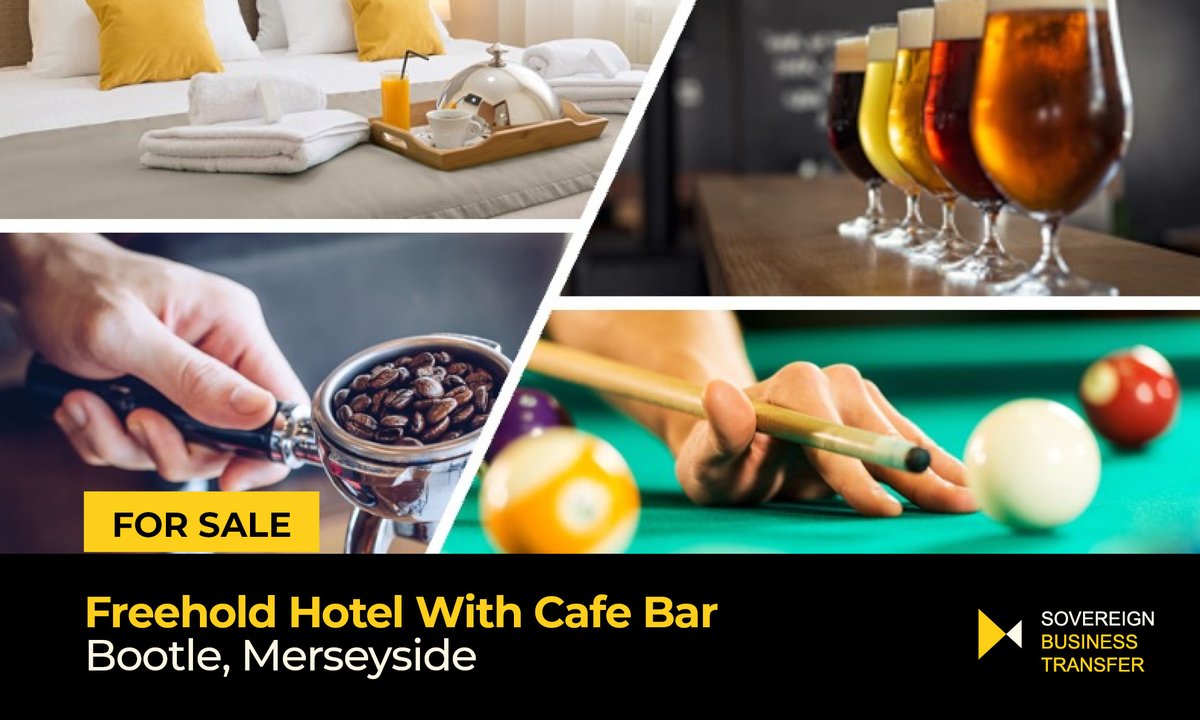 Exciting hospitality opportunity in #Bootle -  thriving café / bar operation with a brand new 12 bedroom boutique hotel currently nearing completion. Located in a convenient location close to Everton’s football ground. More info 👉 sovereignbt.co.uk/business-for-s… #merseyside