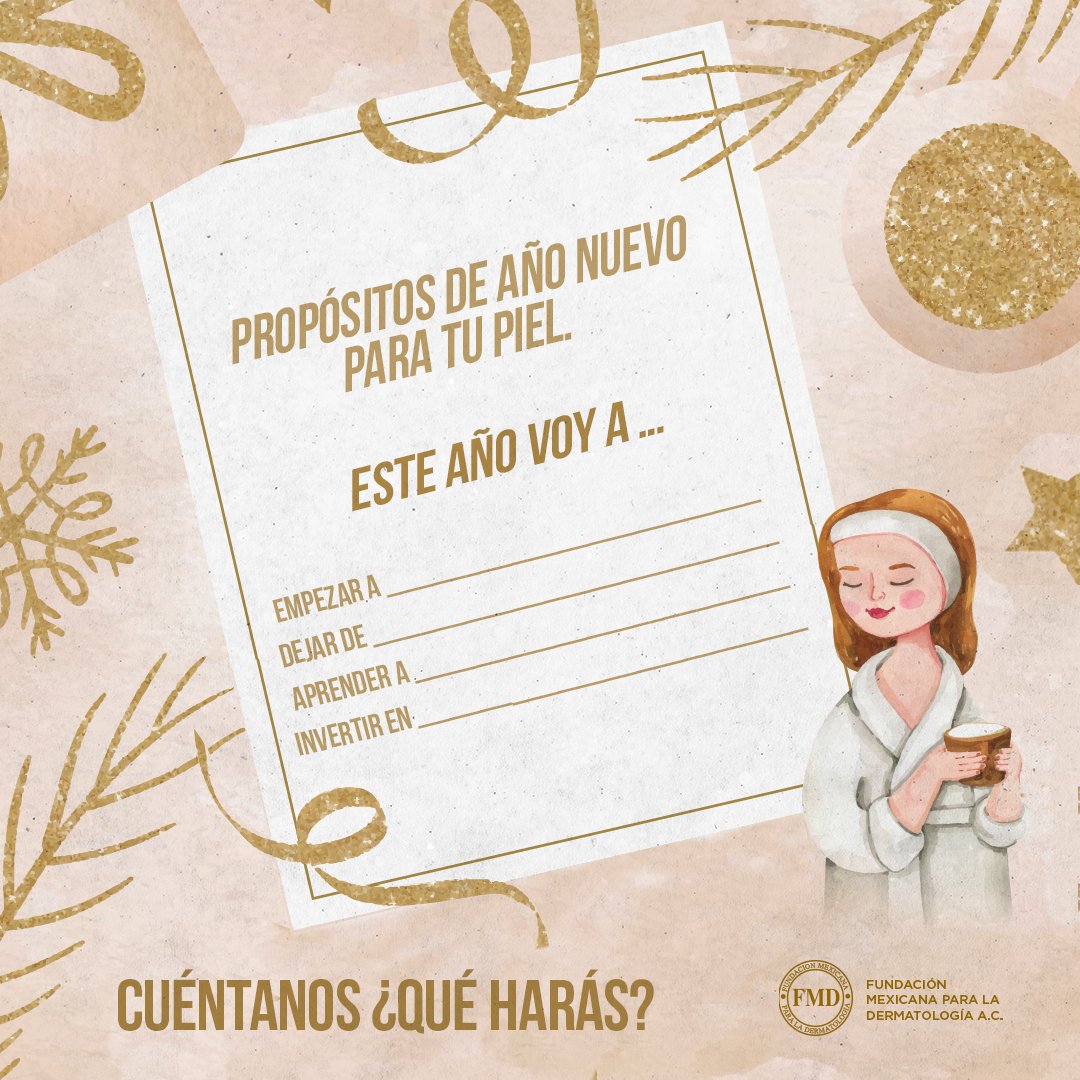 Pequeños cambios harán una gran diferencia en tu piel, comienza a hacerlo este año nuevo.

#FMD #Piel #cuidaTuPiel #pielSaludable #Dermatologo