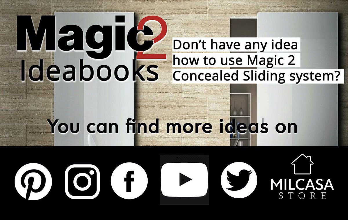 Discover the Magic2 Concealed Sliding System - mailchi.mp/milcasastore/m…