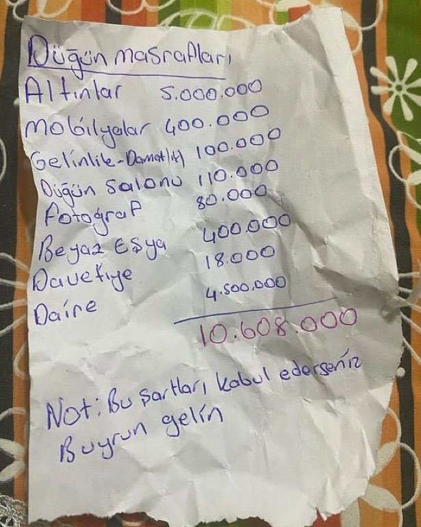 Menajerin istedikleri