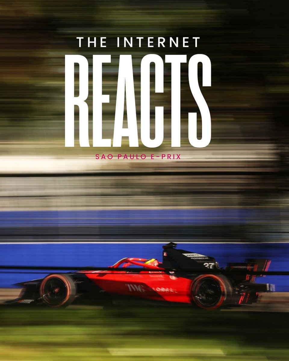 Now that we’ve all recovered, let’s take a look at how the internet reacted to the São Paulo E-Prix!

#FormulaE #SaoPauloEPrix 🇧🇷