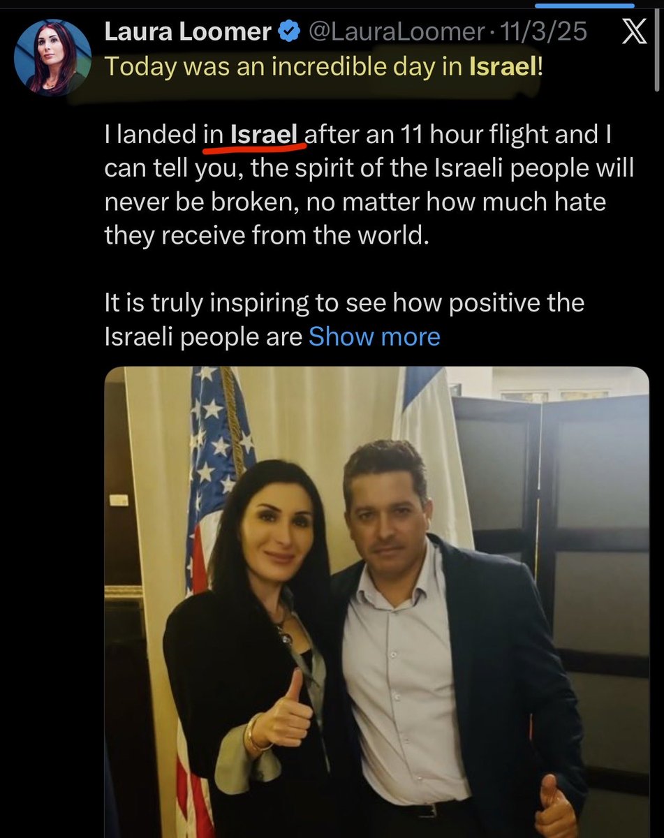 A photo of an ‘American’ being ‘America First’ in ‘Israel’