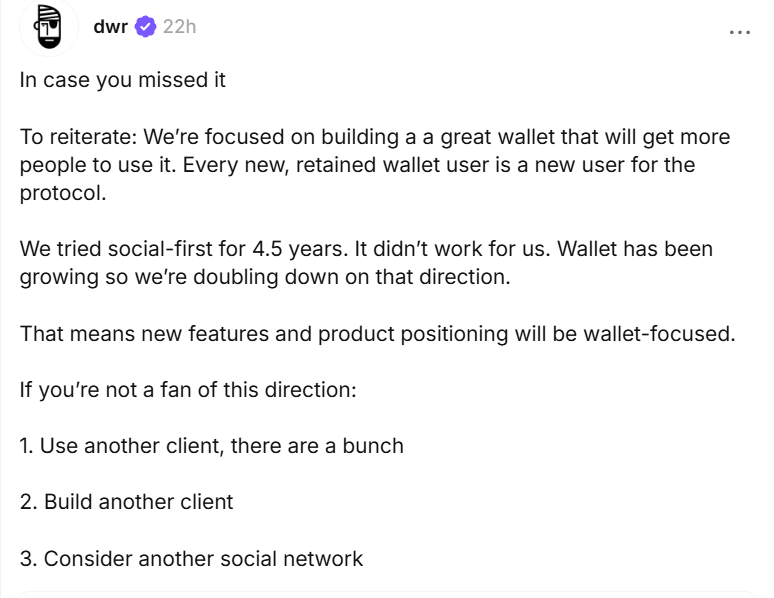 Another Social Experiment Failed - Even With $180M 💔

<a href="/farcaster_xyz/">Farcaster</a> ⚰️