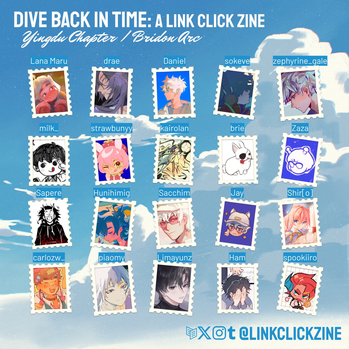 Dive Back in Time ⌛ A Link Click Zine tweet media