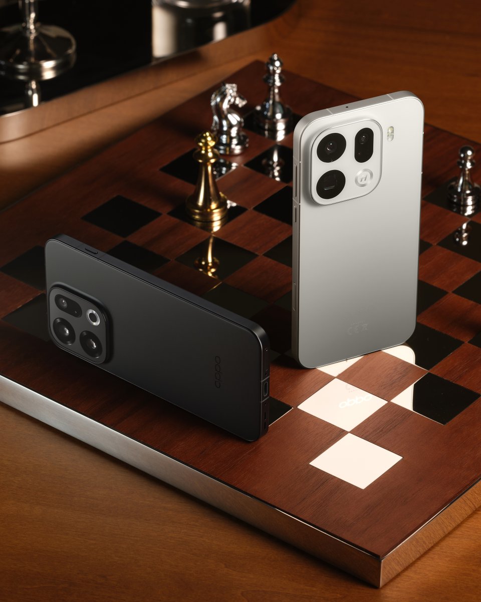Chaque mouvement compte. Chaque détail aussi. Avec #OPPOFindX9Series, la précision fait gagner la partie ♟️
