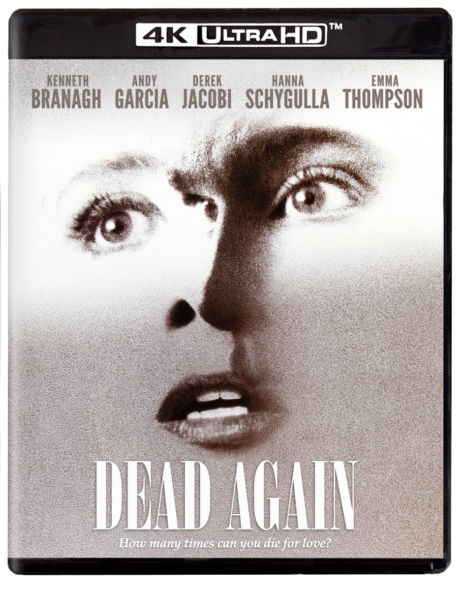 Coming February 10th on 4KUHD and Blu-ray!
kinolorber.com/product/dead-a…

DEAD AGAIN (1991)

DISC 1 (4KUHD):
• Brand New HDR/Dolby Vision Master – From a 4K Scan of the 35mm Original Camera Negative (Approved by Director Kenneth Branagh
• Audio commentary by Director and Star Kenneth