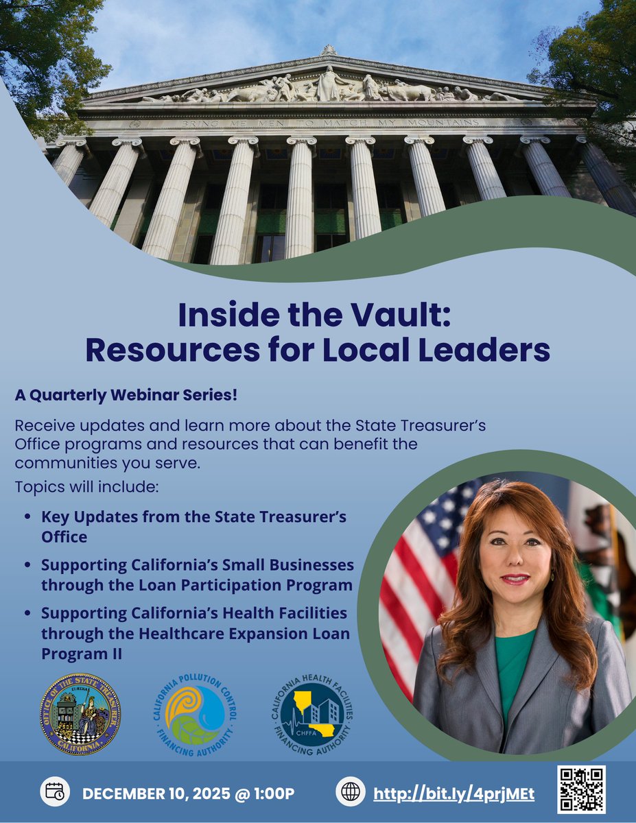 Be sure to sign up for our December Inside the Vault webinar, happening this Wednesday! 💻

🔗: lnkd.in/gVrzPCpF

<a href="/fionama/">Fiona Ma, CPA</a>