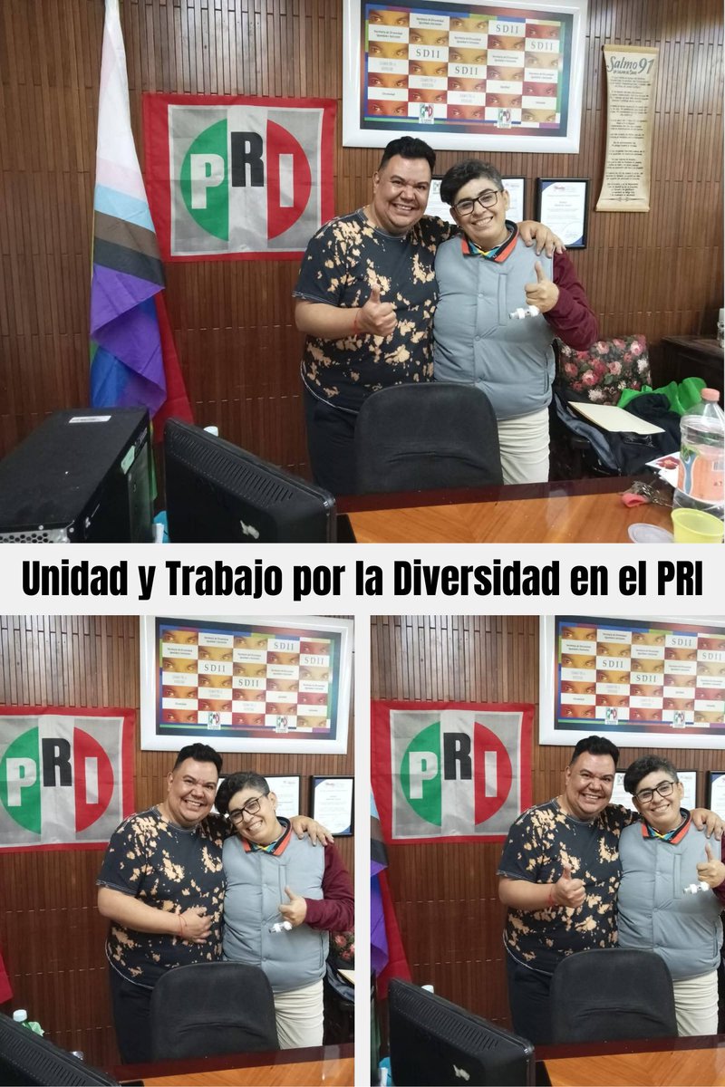 Nuestra Secretaria de Diversidad, Igualdad e Inclusión, Lic. Selene Nhame, sostuvo un encuentro productivo en CDMX para trazar rutas de trabajo en favor de la diversidad, la inclusión y la igualdad 🌈

En el #PRI, ¡ni un paso atrás en los derechos de la diversidad sexual! 🇲🇽✨