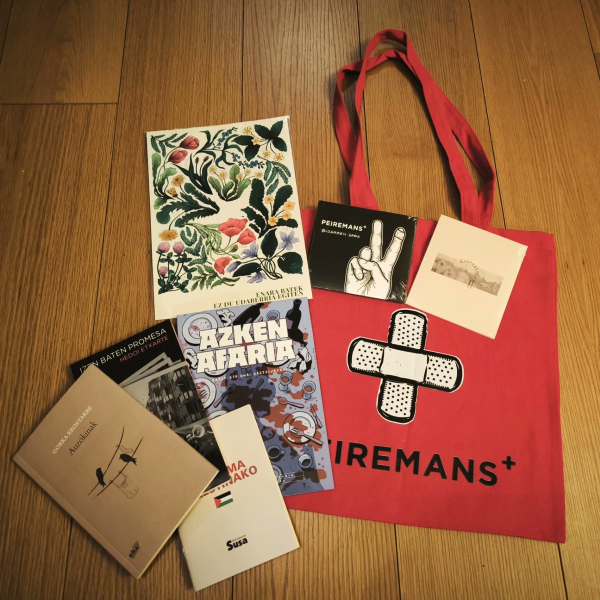 Hauxe aurtengo Durangoko azokako uzta. Lanera joaten gara baina besteen lanak ekartzea ere ederra izaten da #DA60