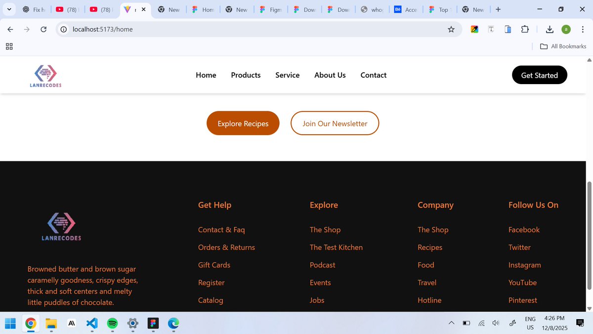 THEJASPERJAY's tweet image. Day 49 of 60 Days of Code
Today I worked on React Router. It felt complex at first but slowly started taking shape. Long day but worth it in the end. Just overlook the UI of my website 😂 especially my colors.

#fyp #react #reactrouter #javascript #webdevelopment
