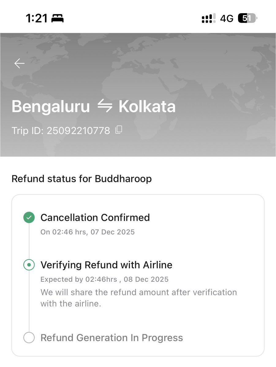 GiriBuddharoop's tweet photo. @RamMNK @MoCA_GoI @DGCAIndia 

@IndiGo6E and @Cleartrip  are not returning the money it has been more than 72 hours since the airline @IndiGo6E  canceled the flight. 

Neither of them are reachable. https://t.co/RaAGQTRDqY